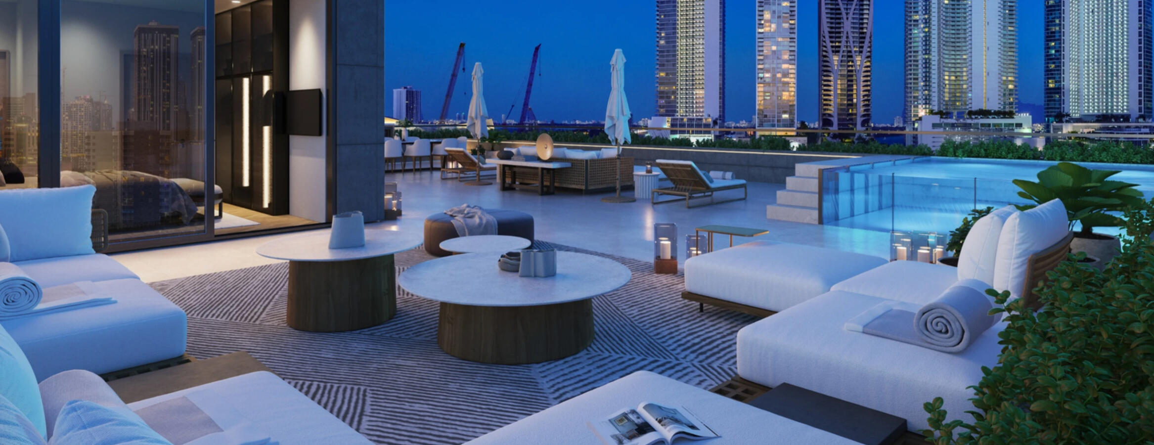 Balcones franceses en algunas residencias